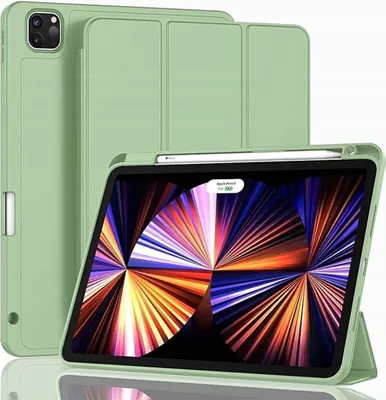 Image de Housse de protection avec rabat pour iPad Air 4 Pro 11 2019/20/21 Vert