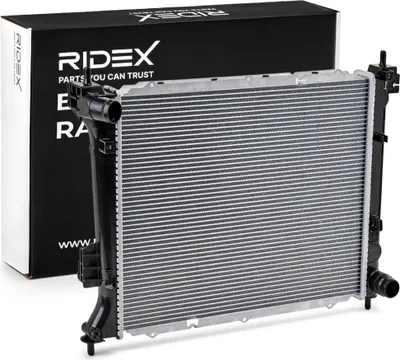 Produktbild von RIDEX 470R0740 Kühler Wasserkühler Motorkühler für HYUNDAI i20 (PB, PBT)