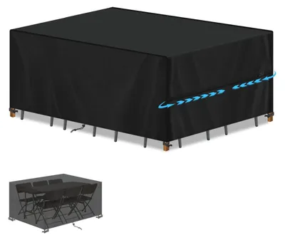 Obrázok produktu pre Vodotesný obal na záhradný nábytok, rozmer 160x100x75 cm, materiál Oxford 420D, odolný voči UV žiareniu