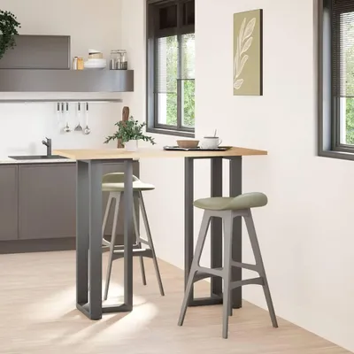 Obrázek produktu pro vidaXL Nohy barového stolu ve tvaru T 2 ks. Antracit 40x35x(110-111) cm Ocel