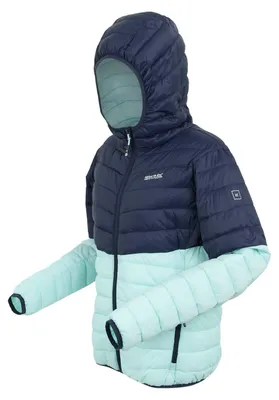 Produktbild von Regatta Hillpack IV Steppjacke für Damen mit Kapuze, Farbe:Blau, Größe:40