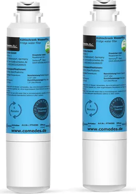 Produktbild von 2er Set Comedes Wasserfilter passend für Samsung Kühlschränke