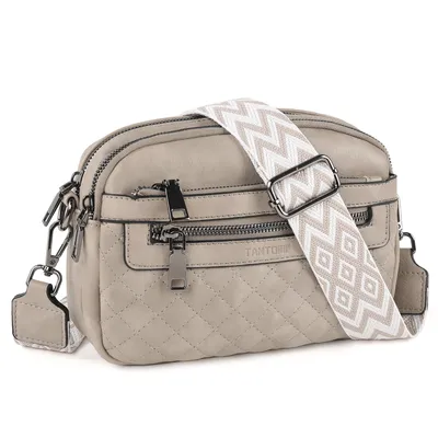 Produktbild von Umhängetasche damen klein, crossbody bag Handtasche, Schultertasche damen Moderne Taschen mit Verstellbarem Abnehmbar Breiter Gurt