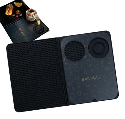 Image de Tapis en silicone pour bar, idéal pour les barmen