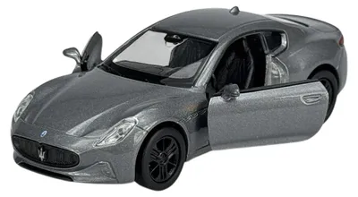 Produktbild von Welly Maserati Granturismo Folgore Silber 1:34 Die Cast Metall Modell Neu im Kasten 43847