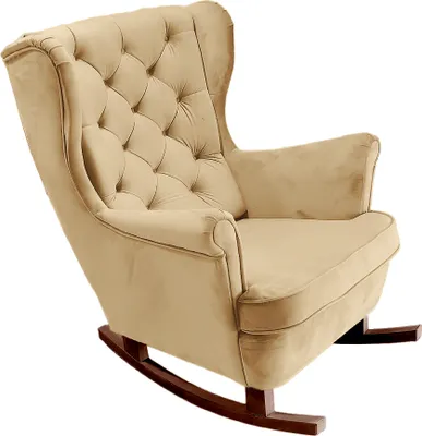 Produktbild von DomoHome Relaxsessel Armlehnensessel Armlehnen Fernsehsessel Loungesessel Polstersessel Couchsessel Armsessel Chair Wohnzimmersessel Ohrensessel | 102x81x95cm | Beige_29804