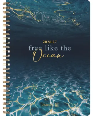 Produktbild von Schülerkalender A5 1 Woche/2 Seiten Ocean 2026/2027 Packung mit 3 Stück