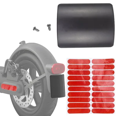 Productafbeelding van Achterspatbord voor elektrische scooter, met kentekenhouder, geschikt voor Xiaomi M365 Pro 2