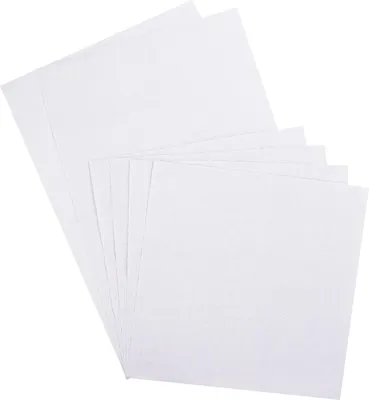 Produktbild von HANDI STITCH Kreuzstich Stoff (6er Set) – Zwei 30 x 45 cm & Vier 30 x 30 cm - Aida Stoff zum Sticken – 14 Count Weißer Punch Needle Stoff für