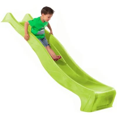 Produktbild von DEMMELHUBER Wellenrutsche WATERSLIDE 2,30 m Podesthöhe 1,20 m - Limongrün DH721