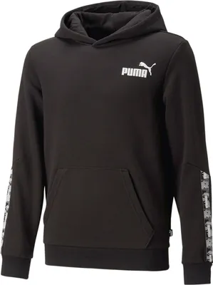 Produktbild von PUMA Essentials Tape Camouflage Hoodie Jungen 01 - puma black 152