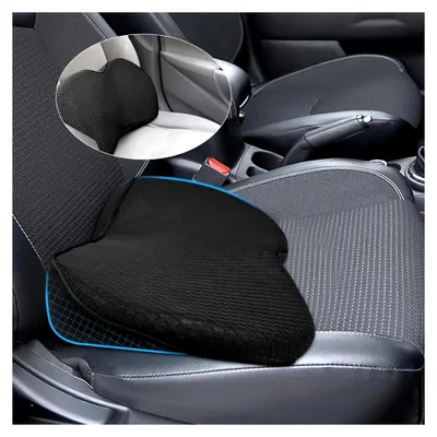 Produktbild von Sitzkissen für das Auto, Keilkissen für Stühle, Orthopädisches Steißbeinkissen, Ergonomisches Sitzpolster, Sitzerhöhung, Autositzkissen aus Memory-Schaum, Kissen für das Steißbein, Sitzkeilkissen für Autositzauflagen