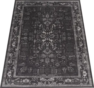 Produktbild von Paco Home Vintage Boho Stil Moderner Wohnzimmerteppich Kurzflor Rutschfest 160x220 cm