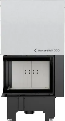 Immagine prodotto di Inserto camino in acciaio KRATKI VNL 610/430 9 kW Ø 200 con porta scorrevole