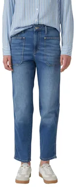 Image de S. Oliver Jeans-Pantalon bleu stretch 36