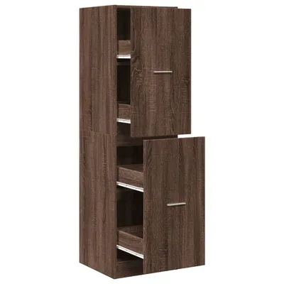 Produktbild von vidaXL Apothekerschrank Eichen-Optik 40x41x144,5 cm Holzwerkstoff
