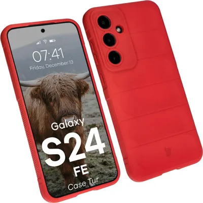 Produktbild von Bizon Case Tur Samsung Galaxy S24 FE rot
