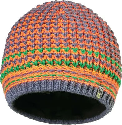Produktbild von PSS StrickMütze mit Fleece Innenrand Orange/Grau Größe OneSize