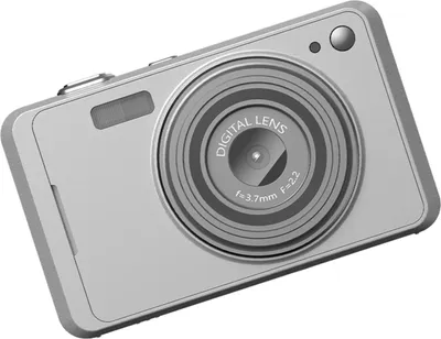 Obrázek produktu pro Digitální kamera Fockety 64 MP, 16x zoom, 4K vlogovací kamera s 2,88palcovým displejem a automatickým ostřením, digitální videokamera pro začátečníky, teenagery, dospělé, fotografování na cestách (stříbrná)