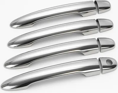 Produktbild von Chrom Türgriff Blenden Edelstahl für Renault Megane II | 2002-2009 Schlüsselloch
