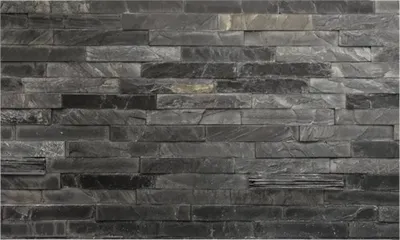 Obrázek produktu pro Obkladový panel do kuchyně mySpotti Profix kamenná zeď z černých cihel 100 x 60 cm PX-10060-1247-HB