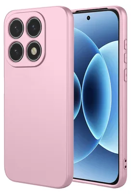 Produktbild von MobyDefend Hülle für Xiaomi 17 - Matte Silikon Schutzhülle - Rosa