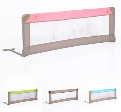 Produktbild von Cangaroo Bettschutzgitter, Bettgitter 130 x 43,5 cm für zuhause und unterwegs rosa