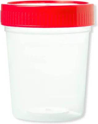 Produktbild von Urinabeutel 120 ml, transparentes Polypropylen, 10 Stück, steril und Einweg