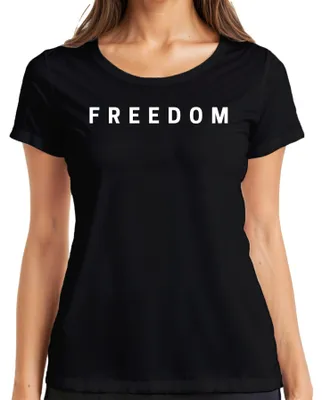 Obrázek produktu pro Freedom Charlie Kirk RIP Conservative Republican Turning Point Dámské tričko, černá, M