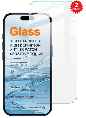 Immagine prodotto di 2 protezioni in vetro temperato per lo schermo dello ZTE Blade V80 Vita / V80 Pro, durezza 9H