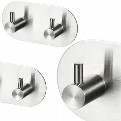 Produktbild von SEPIO Badezimmer Haken Silber, Badaccessoires, Badezimmer Hook, Aufhängehaken, Handtuchhalter Bad