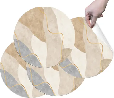 Obrázek produktu pro HUBDECO Robustní vinylové prostírky – sada 4 ks, 36 x 36 cm