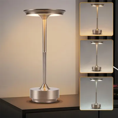 Image de ZMH Lampe de chevet Sans fil Lampe de table Batterie LED Lampe de table Touch Dimmable Lampe avec USB Rechargeable Lampes de table Batterie Nickel pour Moderne Appui de fenêtre Salon Chambre à coucher Enfants