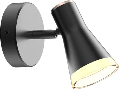Immagine prodotto di Applique orientabile a LED 1 Nero 3000K BERG 318152 Polux
