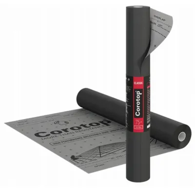 Produktbild von Corotop Classic Unterspannbahn 130 g/m² – 1,5 × 50 m (75 m²), ohne Klebestreifen
