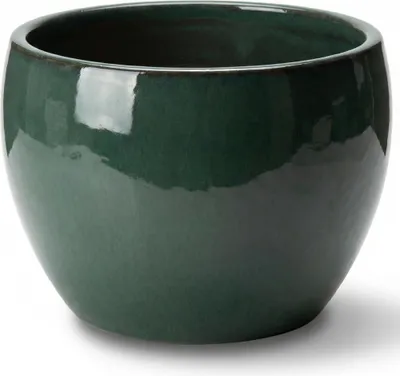 Obrázok produktu pre Provencelia ROMULUS keramický kvetináč, glazovaný, mrazuvzdorný, Jadeit, Ø21 x V15 cm