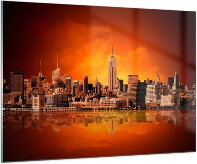Produktbild von Bilder auf glas - Amerika architektur straße tourismus - 100x70cm - Glasbilder - Wandbilder - Kunstdruck - Wanddekoration aus Glas - Glas Bilder - Wandbild auf Glas - GAA100x70-2118