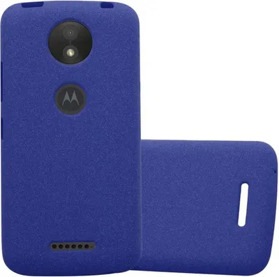 Produktbild von Cadorabo Schutzhülle für Motorola MOTO C PLUS Hülle in Blau Handyhülle TPU Etui Cover Case