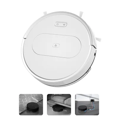 Produktbild von RoboterStaubsauger,1800 Pa Starke Saugleistung  Roboter,180ml Wassertank Staubsauger, Steuerung mit App/WiFi,Weiß