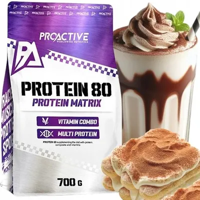 Immagine prodotto di ProActive Concentrato di proteine del siero di latte WPC 80 protein 700 g Proteine in polvere, gusto: TIRAMISU