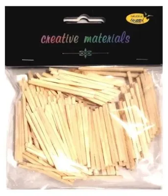 Obrázok produktu pre Prírodné zápalky 5 cm, 27 g, cca 250 ks – Galeria Hobby