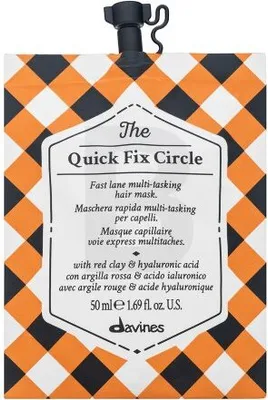 Produktbild von Davines The Quick Fix Circle kräftigende Maske für trockenes und geschädigtes Haar 50 ml