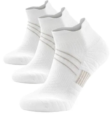 Produktbild von TRENDOUX Kompressions-Sportsocken für Knöchel Atmungsaktiv 3 Paar Weiß 34-42 EU