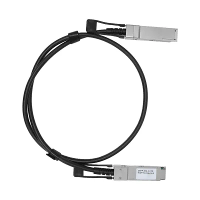Zdjęcie produktu dla Szybki kabel DAC QSFP+ do QSFP+ 40G, 1 m – kabel DAC do urządzeń H3C, Juniper, HP, ZTE, DELL, Entel i Extreme