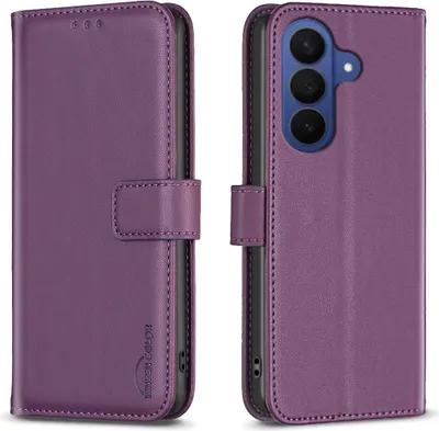 Produktbild von Samsung Galaxy A37 Hülle - BINFEN Klapphülle - Violett