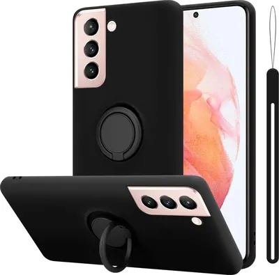 Obrázok produktu pre Cadorabo kryt pre Samsung Galaxy S21 5G ochranný kryt v čiernej farbe obal na mobilný telefón TPU kryt