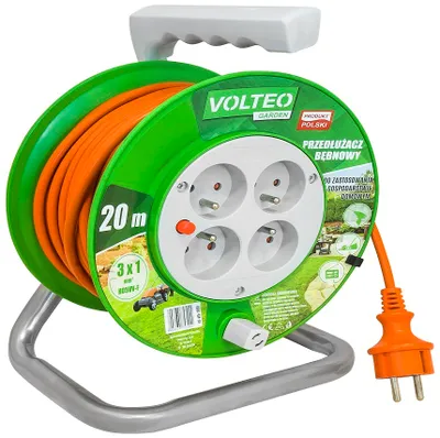 Obrázek produktu pro Zahradní Prodlužovací Kabel Na Cívce 30M Kabel H05Vv-F 3*1,5Mm