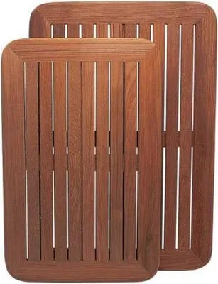 Image de Plateau de table en teck 55x80 cm , 1 pièce