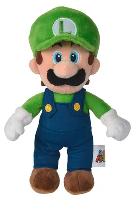 Produktbild von Simba Luigi Plüsch 20 cm – Kuscheltier für Mario-Fans