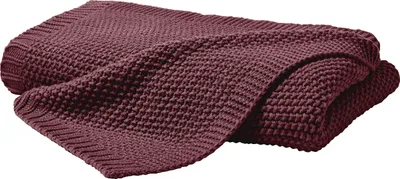 Produktbild von Strick-Decke ALMA MARSALA 130x170cm, Jekatex